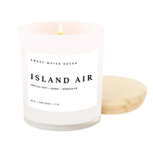 Load image into Gallery viewer, Island Air Soy Candle - White Jar - 11 oz