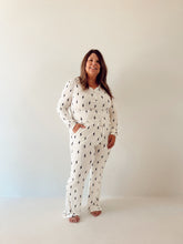 Load image into Gallery viewer, White & Black Lightning Bolt | Women's Bamboo Pajamas