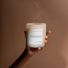 Load image into Gallery viewer, Weekend Soy Candle - Tan Matte Jar - 15 oz
