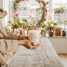 Load image into Gallery viewer, Flower Shop Soy Candle - Tan Matte Jar - 15 oz