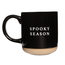 Load image into Gallery viewer, Spooky Season 14oz. Black Stoneware Coffee Mug