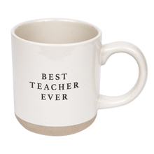 Load image into Gallery viewer, Best Teacher Ever 14oz. Stoneware Coffee Mug