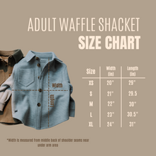 Load image into Gallery viewer, Adult Waffle Shacket | Heather Gray