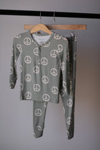 Load image into Gallery viewer, Bamboo Two Piece Pajamas | Peace