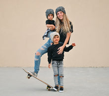 Load image into Gallery viewer, Charcoal Bolt Beanie