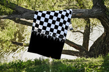 Load image into Gallery viewer, Checker Flame Beach Towel