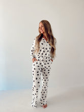 Load image into Gallery viewer, Black & White Yin Yang | Women's Bamboo Pajamas