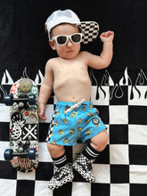 Load image into Gallery viewer, Checker Flame Beach Towel