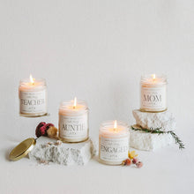 Load image into Gallery viewer, In My Teacher Era Soy Candle - Clear Jar - 9 oz (Wildflowers and Salt)