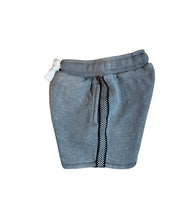 Load image into Gallery viewer, Grey Acid Wash Sweat Shorts