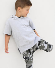 Load image into Gallery viewer, Short Sleeve Hoodie - Grey