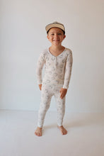 Load image into Gallery viewer, Bamboo Two Piece Pajamas | Green Smiles