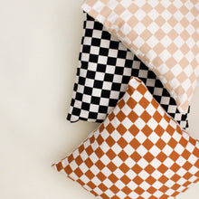 Load image into Gallery viewer, checkered pillow cover