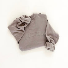 Load image into Gallery viewer, Teacher Crewneck Sweatshirt - Embroidered Varsity Design