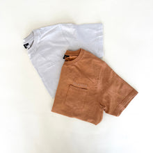 Load image into Gallery viewer, Mama Embroidered Adult Pocket Acid Wash Tee - Autumn