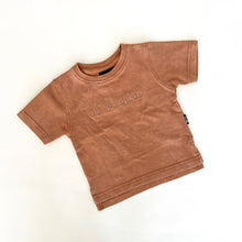 Load image into Gallery viewer, Lil' Pumpkin Embroidered Acid Wash Tee - Autumn