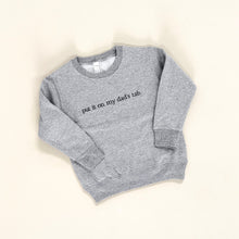 Load image into Gallery viewer, Put It On My Dad's Tab Embroidered Sweatshirt