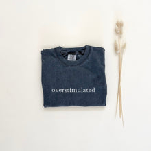 Load image into Gallery viewer, Overstimulated Embroidered T-Shirt