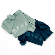 Load image into Gallery viewer, Mama Crewneck Sweatshirt - Embroidered Varsity Design