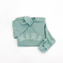 Load image into Gallery viewer, Mama Crewneck Sweatshirt - Embroidered Varsity Design