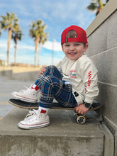 Load image into Gallery viewer, Red + White Checker