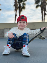 Load image into Gallery viewer, Red + White Checker