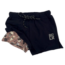 Load image into Gallery viewer, Black + Skulls Hybrid Shorts
