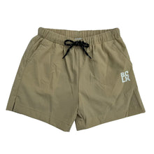 Load image into Gallery viewer, Khaki + Army Men Hybrid Shorts