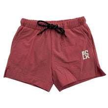 Load image into Gallery viewer, Salmon + Neon Trops Hybrid Shorts