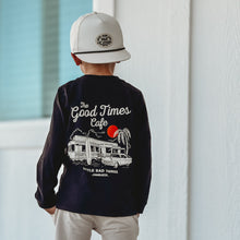 Load image into Gallery viewer, THE GOOD TIMES CAFE LONG SLEEVE - SOLID BLACK
