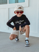 Load image into Gallery viewer, THE GOOD TIMES CAFE LONG SLEEVE - SOLID BLACK