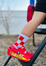 Load image into Gallery viewer, Red + White Checker