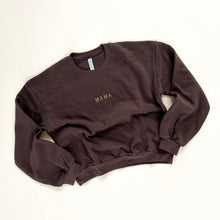 Load image into Gallery viewer, Mama On Trend Tonal Boxy Crewneck