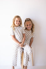 Load image into Gallery viewer, Child Boxy Tee Lounge Set | Checkerboard