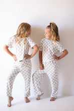 Load image into Gallery viewer, Child Boxy Tee Lounge Set | Checkerboard