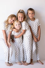 Load image into Gallery viewer, Child Boxy Tee Lounge Set | Checkerboard