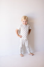 Load image into Gallery viewer, Bamboo Two Piece Lounge Set | Checkerboard