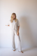 Load image into Gallery viewer, Women's Boxy Tee Lounge Set | Checkerboard