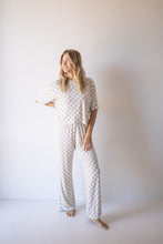 Load image into Gallery viewer, Women's Boxy Tee Lounge Set | Checkerboard