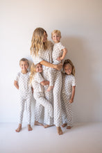 Load image into Gallery viewer, Bamboo Two Piece Lounge Set | Checkerboard