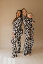 Load image into Gallery viewer, Black Checkered | Women's Bamboo Pajamas