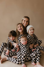 Load image into Gallery viewer, Black Checkered | Women's Bamboo Pajamas