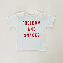 Load image into Gallery viewer, Freedom and Snacks Vintage Child Tee