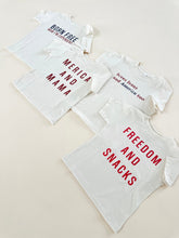 Load image into Gallery viewer, Loves Jesus and America Child Tee