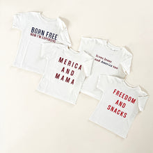 Load image into Gallery viewer, Loves Jesus and America Child Tee