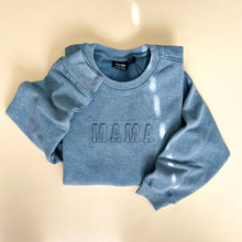 Load image into Gallery viewer, Mama Signature Acid Wash Crewneck - Tide