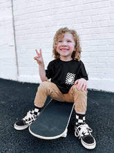 Load image into Gallery viewer, Black + White Checker