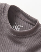 Load image into Gallery viewer, Long Sleeve Ribbed Tee - Graphite
