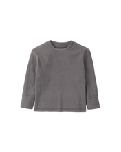 Load image into Gallery viewer, Long Sleeve Ribbed Tee - Graphite