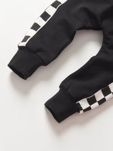 Load image into Gallery viewer, Side Checkered Jogger - Black